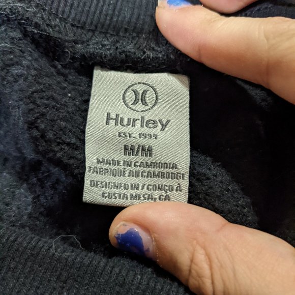 Sweatpants Grey Gray Unisex Size Medium Hurley Pants Baggy Sweats Workout - Picture 4 of 4